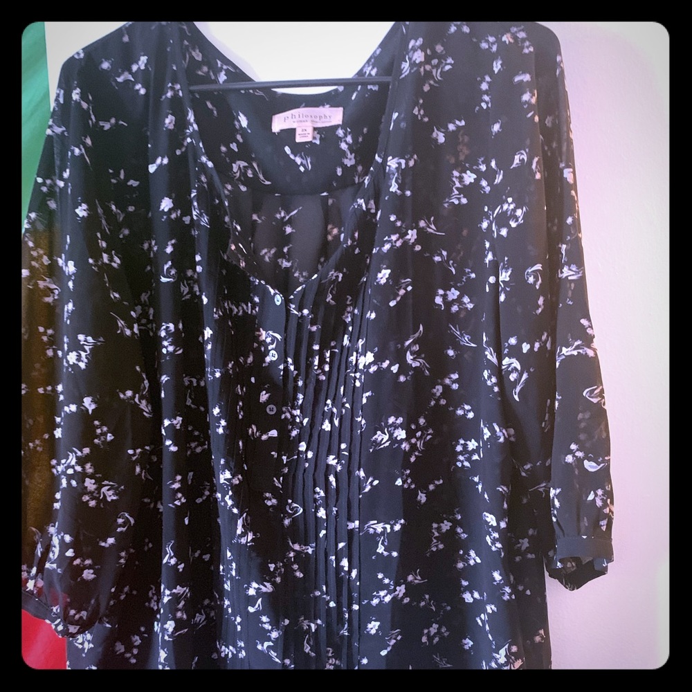 Sheer blouse